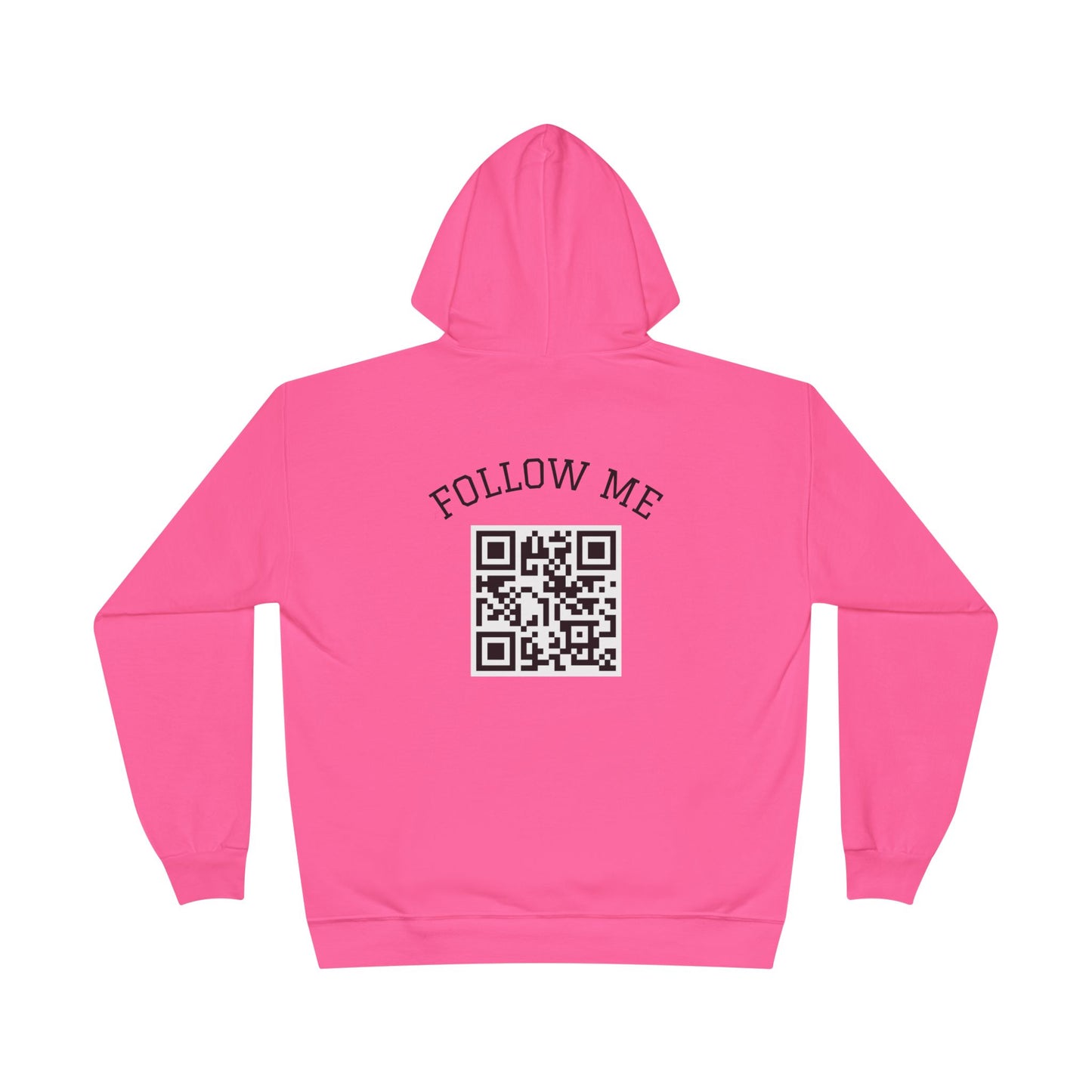 Eco-Friendly Follow Me Hoodie, Unisex Pullover, Sustainable Sweatshirt, Casual Streetwear, Gift for Friends, Everyday Wear