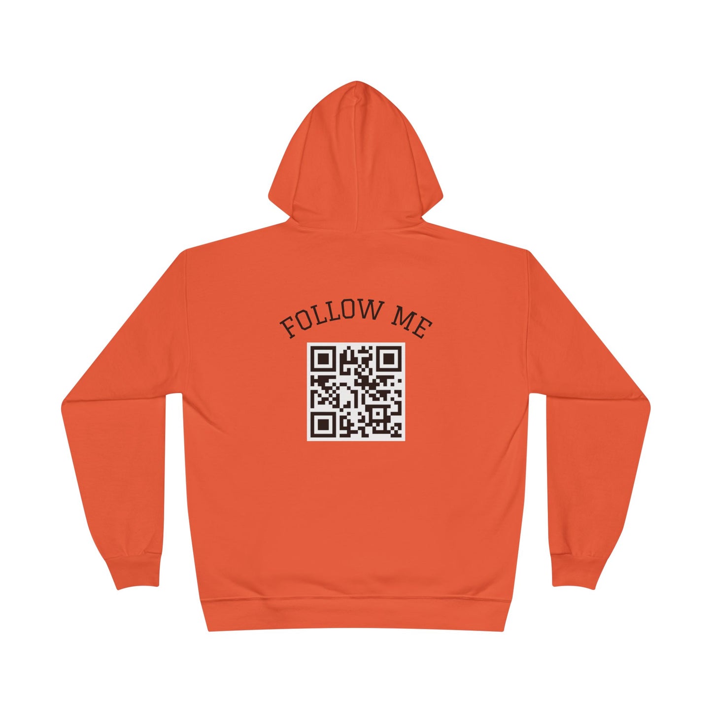 Eco-Friendly Follow Me Hoodie, Unisex Pullover, Sustainable Sweatshirt, Casual Streetwear, Gift for Friends, Everyday Wear