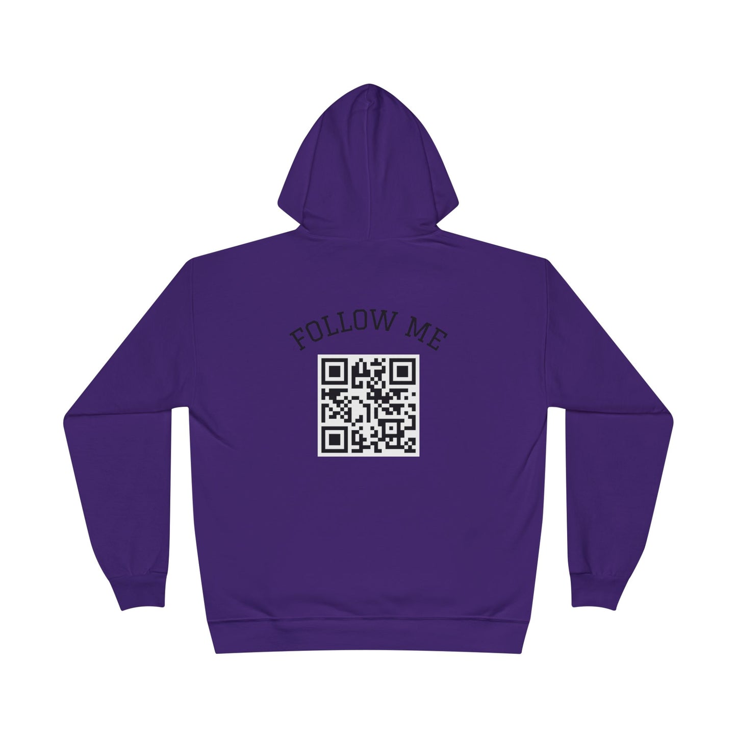 Eco-Friendly Follow Me Hoodie, Unisex Pullover, Sustainable Sweatshirt, Casual Streetwear, Gift for Friends, Everyday Wear