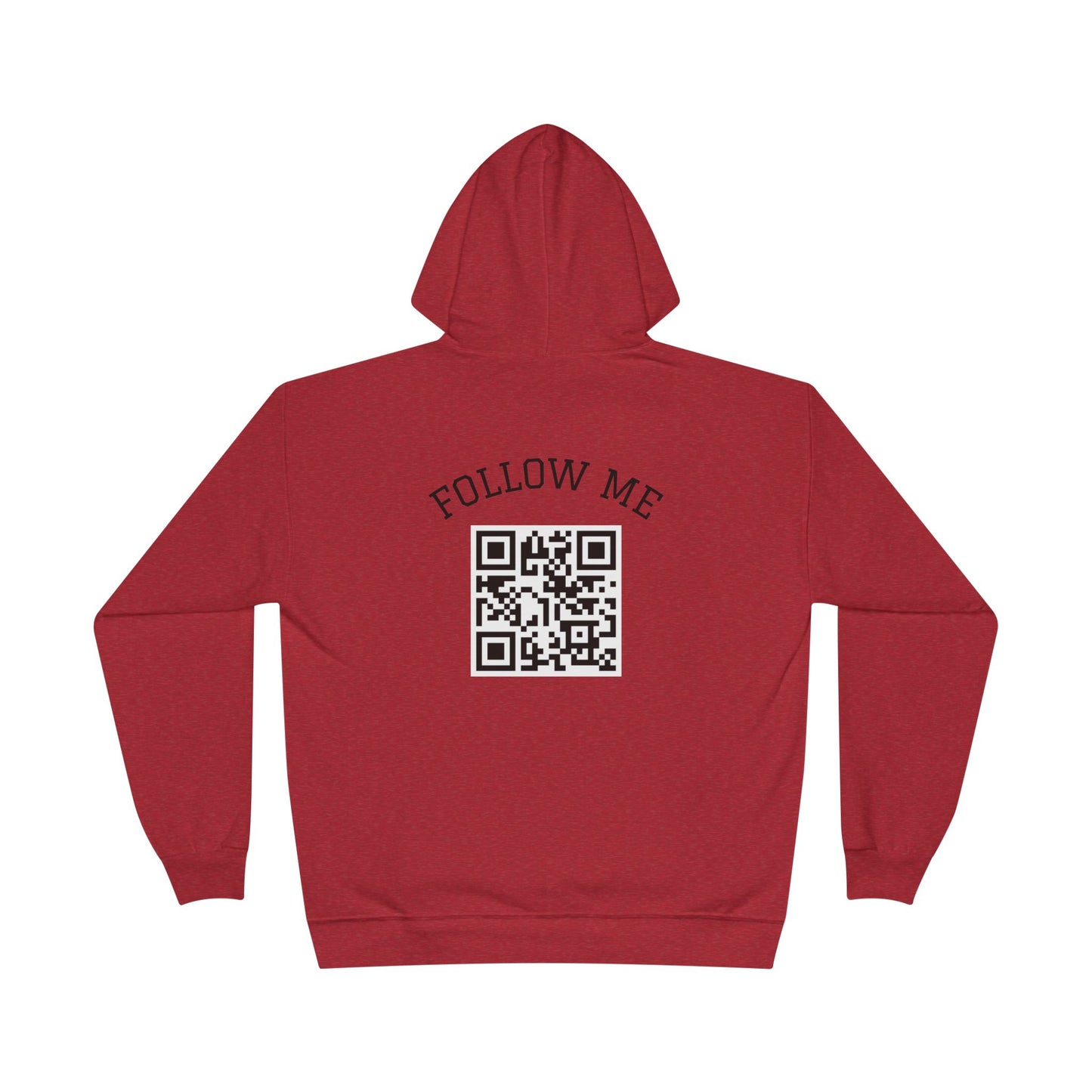 Eco-Friendly Follow Me Hoodie, Unisex Pullover, Sustainable Sweatshirt, Casual Streetwear, Gift for Friends, Everyday Wear
