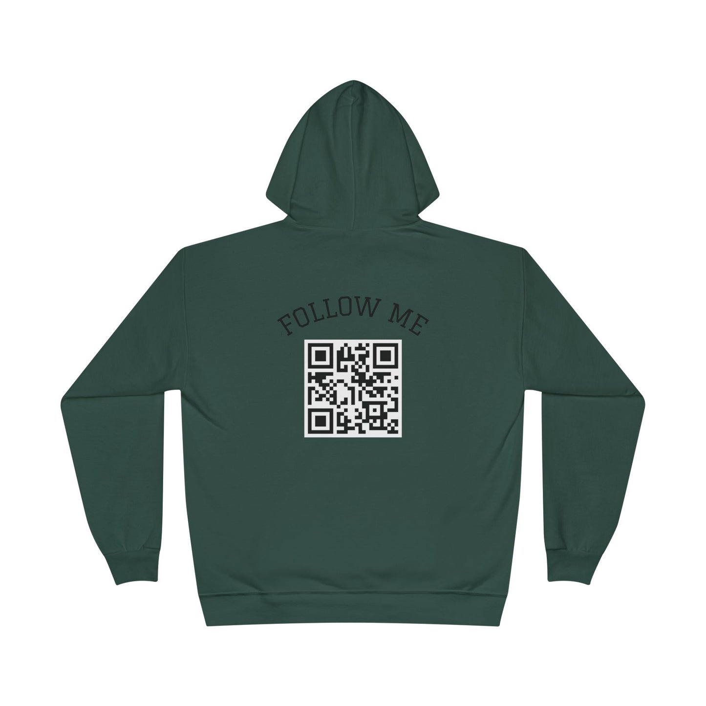 Eco-Friendly Follow Me Hoodie, Unisex Pullover, Sustainable Sweatshirt, Casual Streetwear, Gift for Friends, Everyday Wear