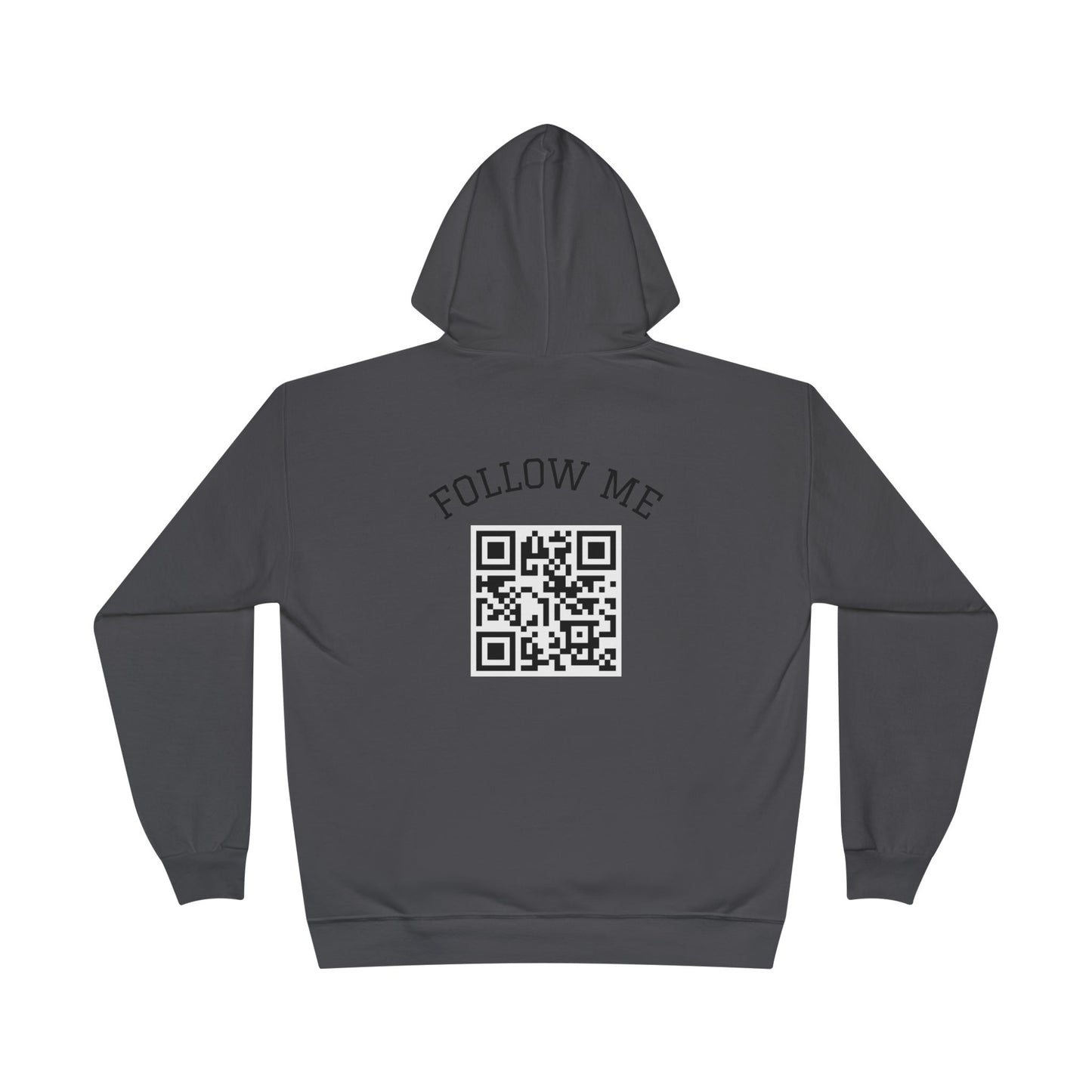 Eco-Friendly Follow Me Hoodie, Unisex Pullover, Sustainable Sweatshirt, Casual Streetwear, Gift for Friends, Everyday Wear