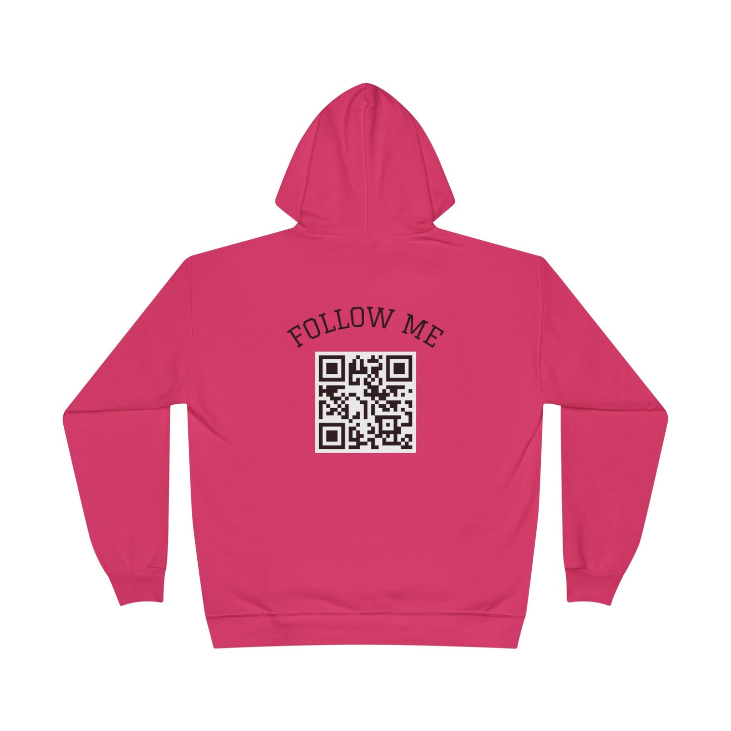 Eco-Friendly Follow Me Hoodie, Unisex Pullover, Sustainable Sweatshirt, Casual Streetwear, Gift for Friends, Everyday Wear