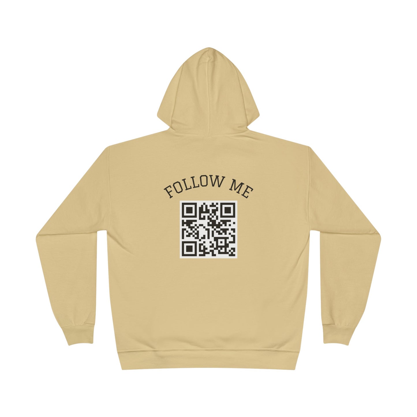 Eco-Friendly Follow Me Hoodie, Unisex Pullover, Sustainable Sweatshirt, Casual Streetwear, Gift for Friends, Everyday Wear
