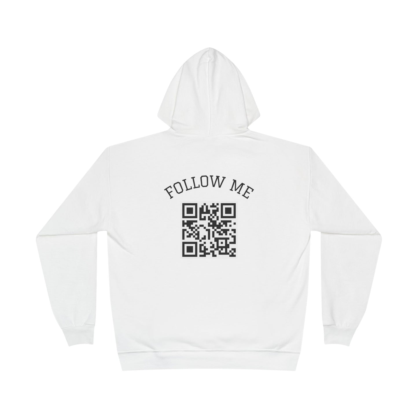 Eco-Friendly Follow Me Hoodie, Unisex Pullover, Sustainable Sweatshirt, Casual Streetwear, Gift for Friends, Everyday Wear