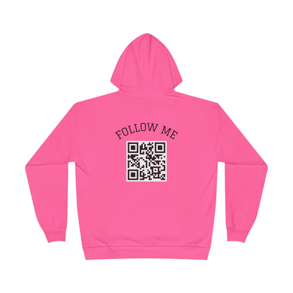 Eco-Friendly Follow Me Hoodie, Unisex Pullover, Sustainable Sweatshirt, Casual Streetwear, Gift for Friends, Everyday Wear
