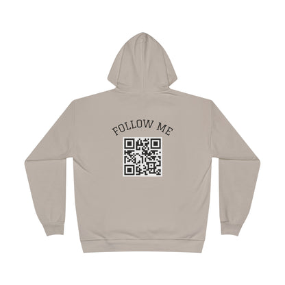 Eco-Friendly Follow Me Hoodie, Unisex Pullover, Sustainable Sweatshirt, Casual Streetwear, Gift for Friends, Everyday Wear