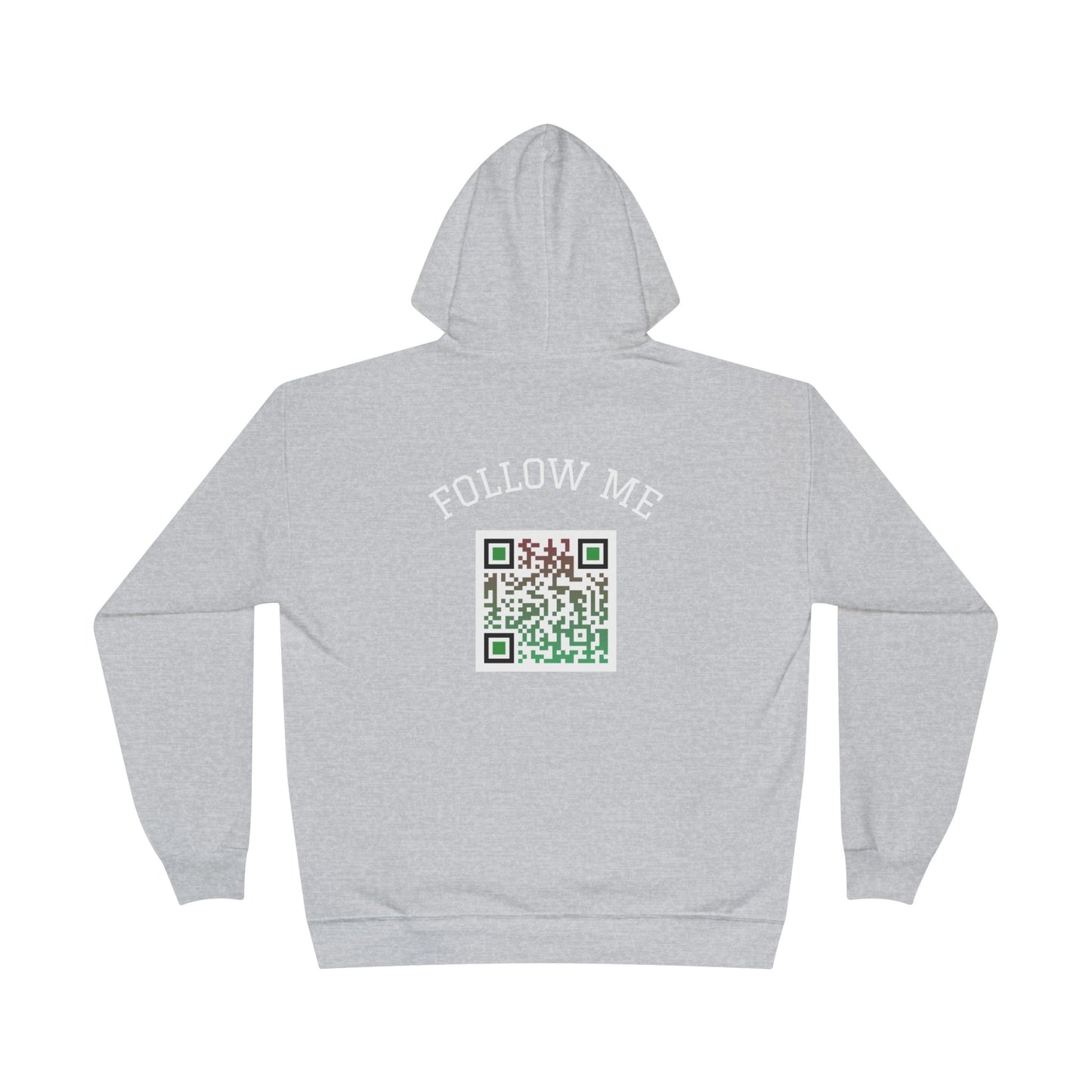 Eco-Friendly Follow Me Hoodie, Unisex Pullover, Sustainable Sweatshirt, Casual Streetwear, Gift for Friends, Everyday Wear