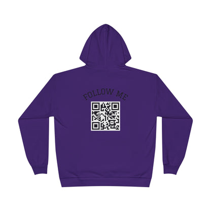 Eco-Friendly Follow Me Hoodie, Unisex Pullover, Sustainable Sweatshirt, Casual Streetwear, Gift for Friends, Everyday Wear