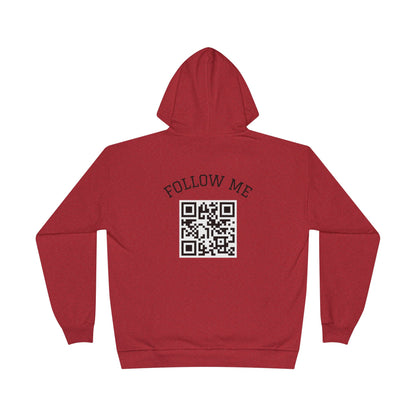Eco-Friendly Follow Me Hoodie, Unisex Pullover, Sustainable Sweatshirt, Casual Streetwear, Gift for Friends, Everyday Wear