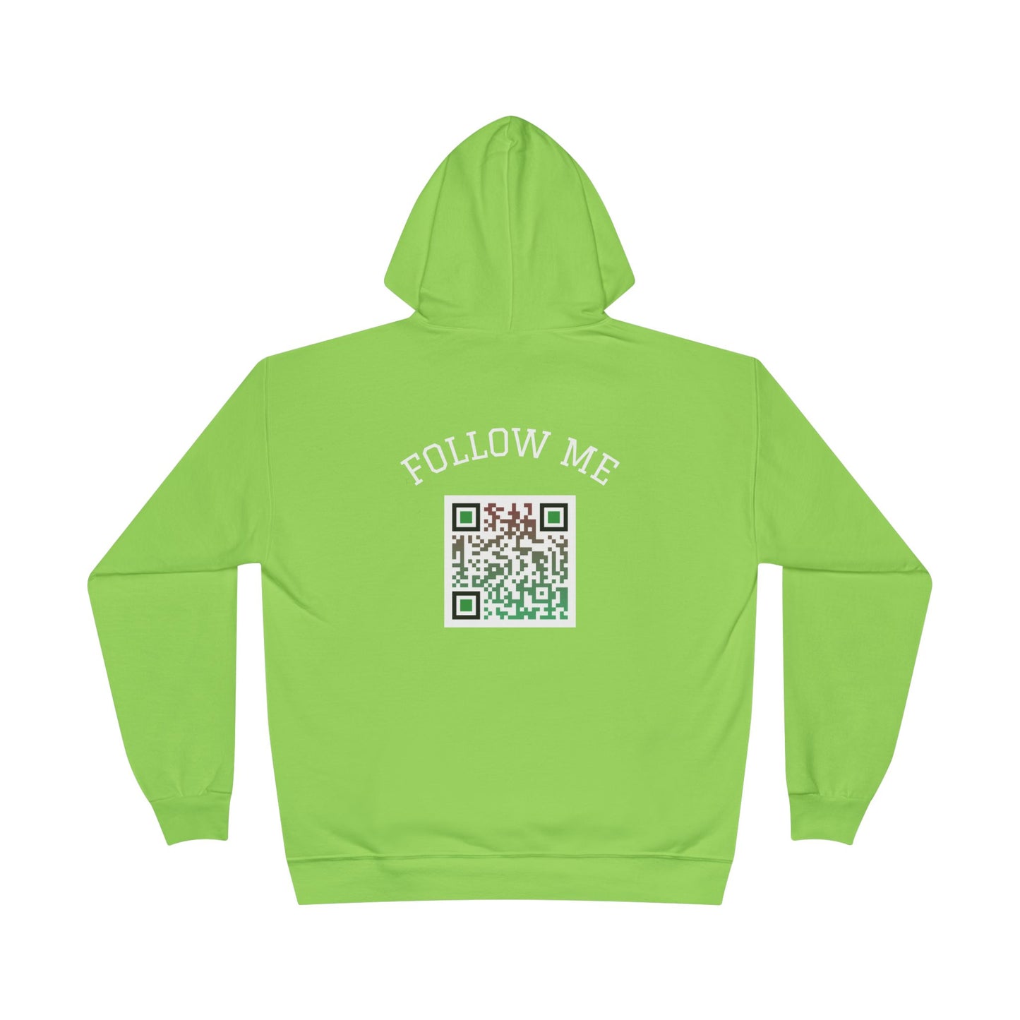 Eco-Friendly Follow Me Hoodie, Unisex Pullover, Sustainable Sweatshirt, Casual Streetwear, Gift for Friends, Everyday Wear