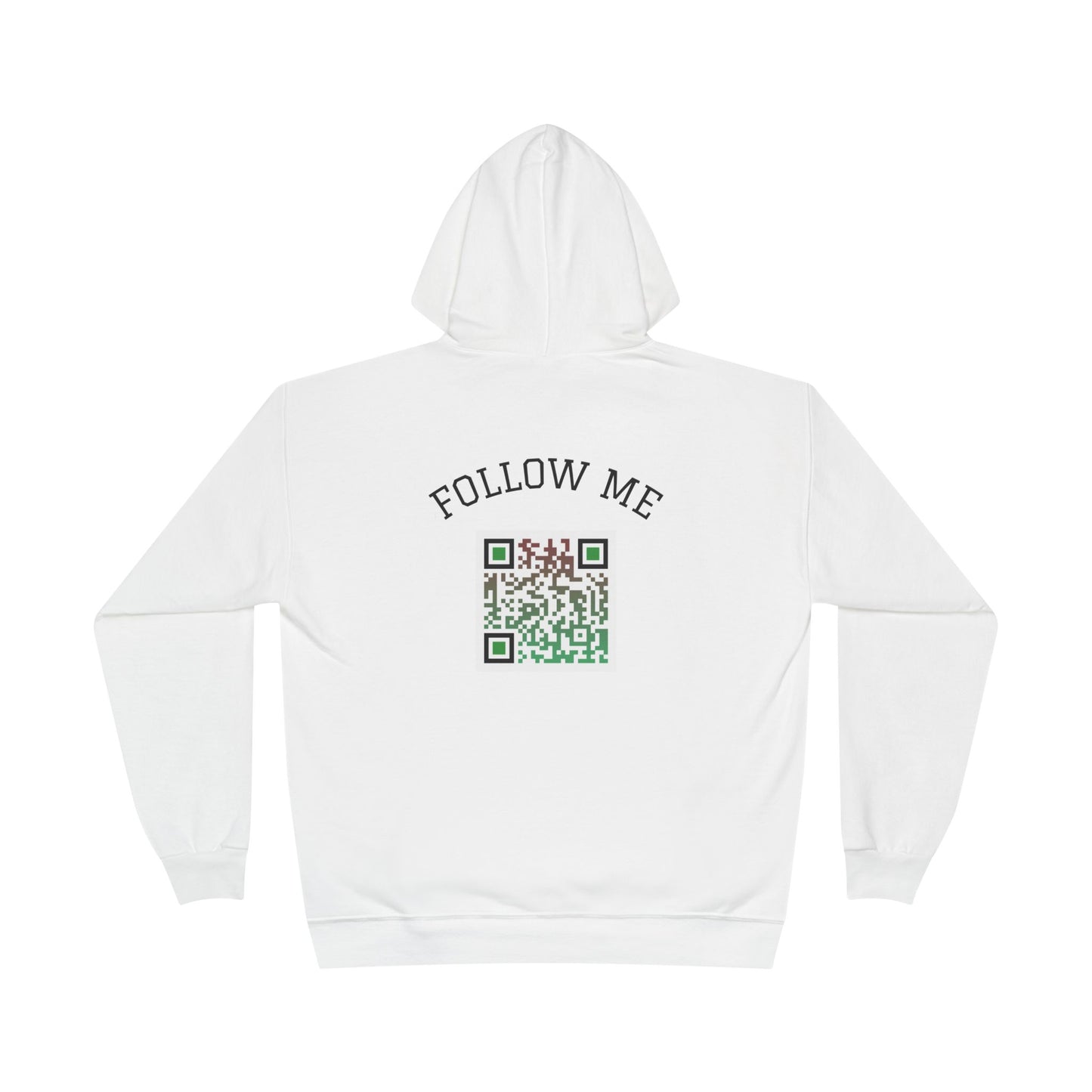 Eco-Friendly Follow Me Hoodie, Unisex Pullover, Sustainable Sweatshirt, Casual Streetwear, Gift for Friends, Everyday Wear