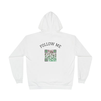 Eco-Friendly Follow Me Hoodie, Unisex Pullover, Sustainable Sweatshirt, Casual Streetwear, Gift for Friends, Everyday Wear