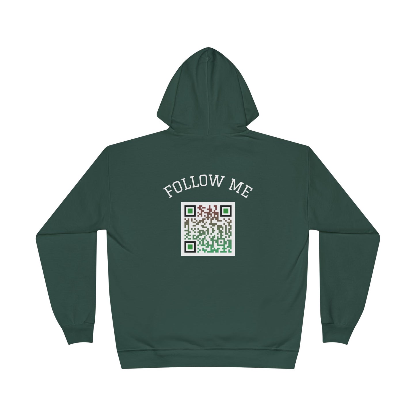 Eco-Friendly Follow Me Hoodie, Unisex Pullover, Sustainable Sweatshirt, Casual Streetwear, Gift for Friends, Everyday Wear