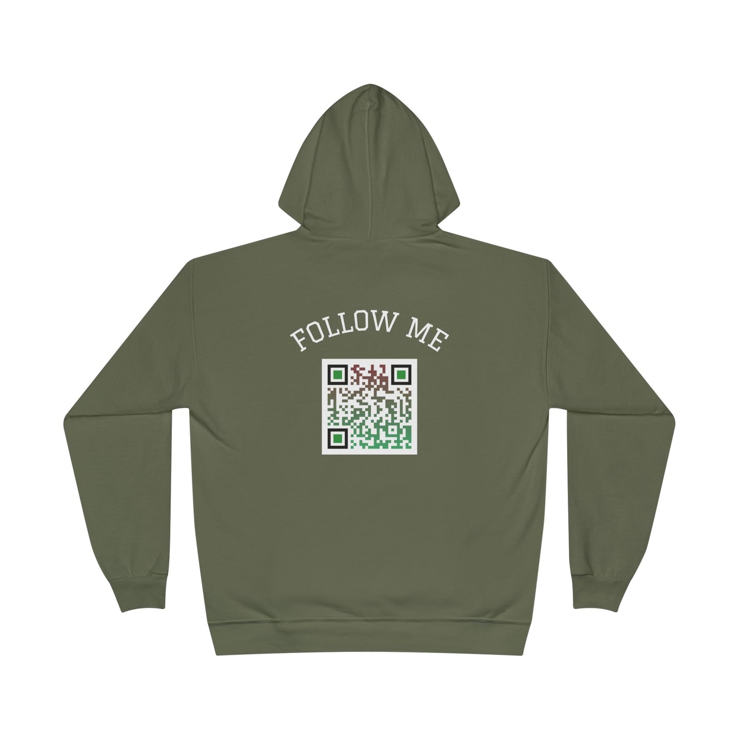 Eco-Friendly Follow Me Hoodie, Unisex Pullover, Sustainable Sweatshirt, Casual Streetwear, Gift for Friends, Everyday Wear