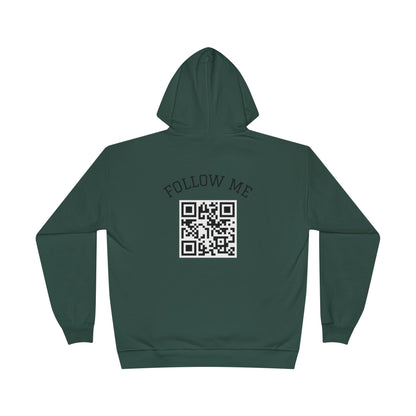 Eco-Friendly Follow Me Hoodie, Unisex Pullover, Sustainable Sweatshirt, Casual Streetwear, Gift for Friends, Everyday Wear
