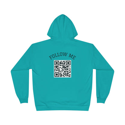 Eco-Friendly Follow Me Hoodie, Unisex Pullover, Sustainable Sweatshirt, Casual Streetwear, Gift for Friends, Everyday Wear
