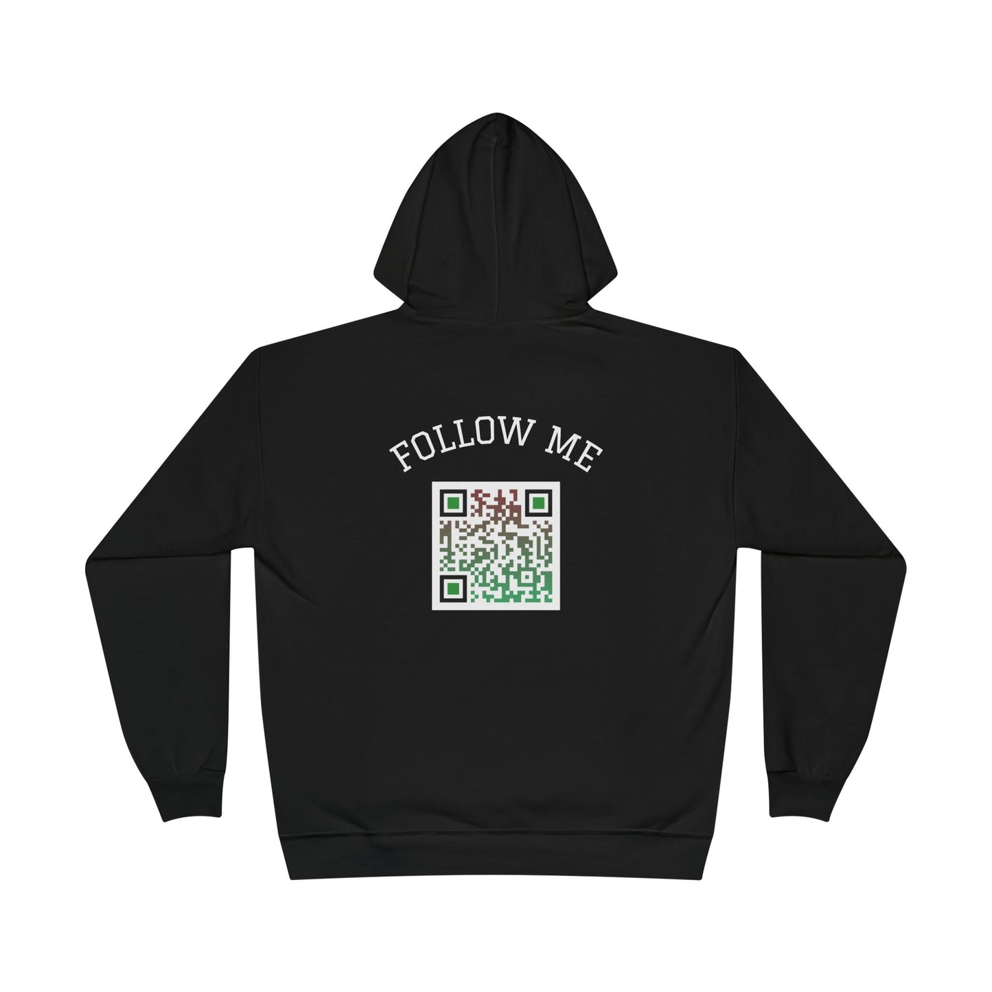 Eco-Friendly Follow Me Hoodie, Unisex Pullover, Sustainable Sweatshirt, Casual Streetwear, Gift for Friends, Everyday Wear