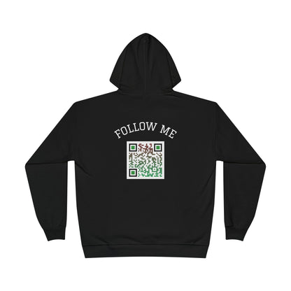 Eco-Friendly Follow Me Hoodie, Unisex Pullover, Sustainable Sweatshirt, Casual Streetwear, Gift for Friends, Everyday Wear