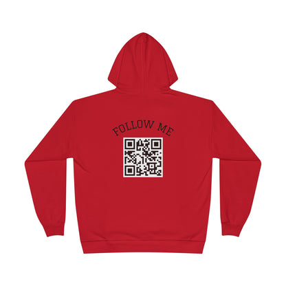 Eco-Friendly Follow Me Hoodie, Unisex Pullover, Sustainable Sweatshirt, Casual Streetwear, Gift for Friends, Everyday Wear