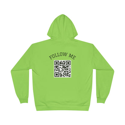 Eco-Friendly Follow Me Hoodie, Unisex Pullover, Sustainable Sweatshirt, Casual Streetwear, Gift for Friends, Everyday Wear