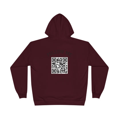 Eco-Friendly Follow Me Hoodie, Unisex Pullover, Sustainable Sweatshirt, Casual Streetwear, Gift for Friends, Everyday Wear