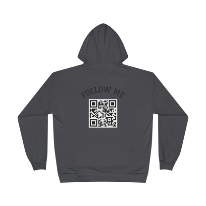 Eco-Friendly Follow Me Hoodie, Unisex Pullover, Sustainable Sweatshirt, Casual Streetwear, Gift for Friends, Everyday Wear
