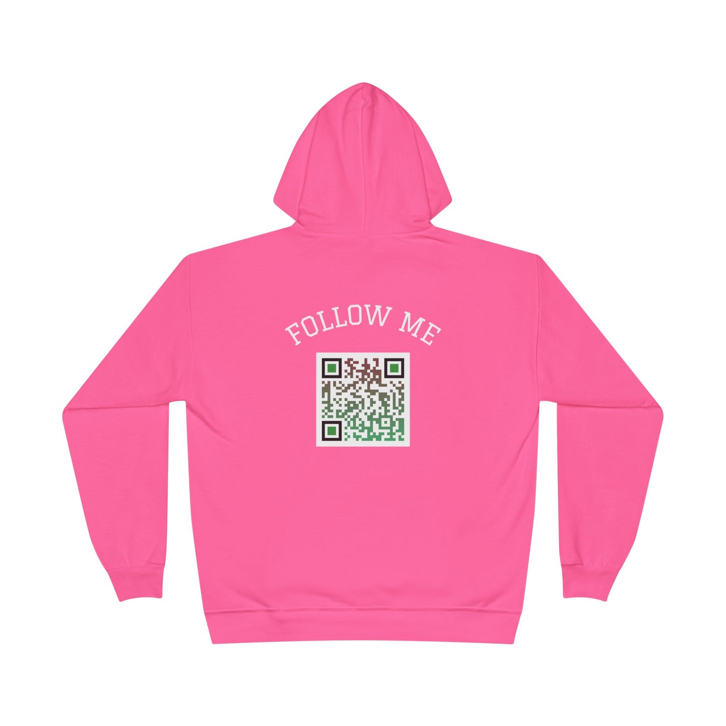 Eco-Friendly Follow Me Hoodie, Unisex Pullover, Sustainable Sweatshirt, Casual Streetwear, Gift for Friends, Everyday Wear