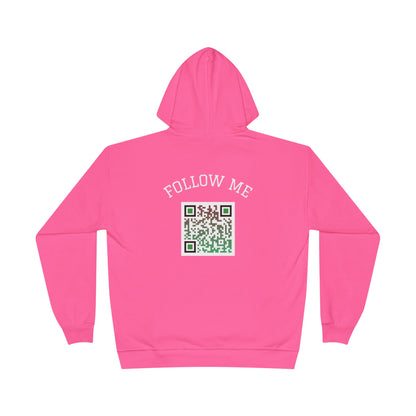 Eco-Friendly Follow Me Hoodie, Unisex Pullover, Sustainable Sweatshirt, Casual Streetwear, Gift for Friends, Everyday Wear