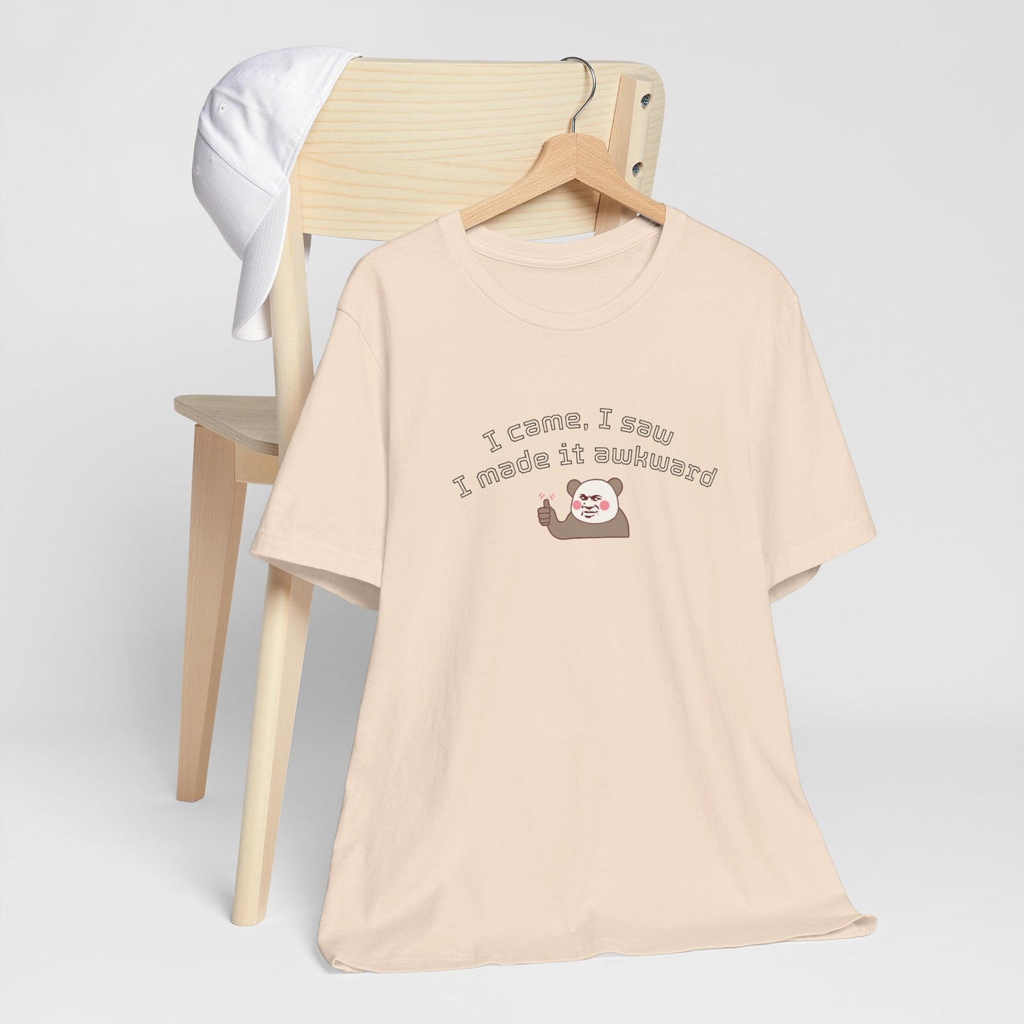 Funny Panda Quote Tee - I Came I Saw I Forgot, Unisex T-Shirt, Gift for Him/Her, Humor Shirt, Cute Animal Tee