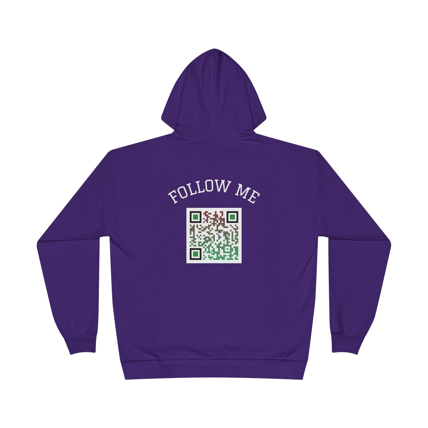 Eco-Friendly Follow Me Hoodie, Unisex Pullover, Sustainable Sweatshirt, Casual Streetwear, Gift for Friends, Everyday Wear