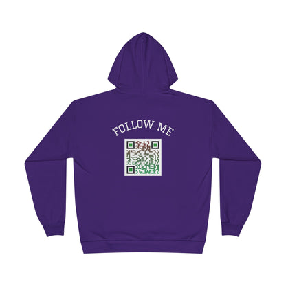 Eco-Friendly Follow Me Hoodie, Unisex Pullover, Sustainable Sweatshirt, Casual Streetwear, Gift for Friends, Everyday Wear
