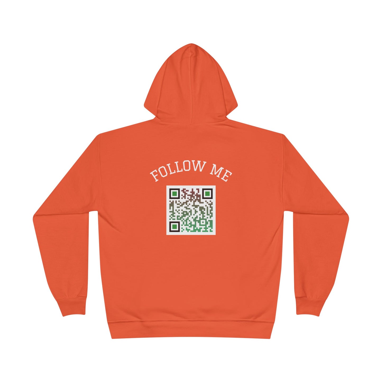 Eco-Friendly Follow Me Hoodie, Unisex Pullover, Sustainable Sweatshirt, Casual Streetwear, Gift for Friends, Everyday Wear