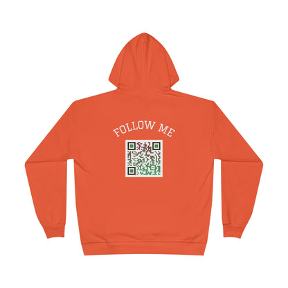 Eco-Friendly Follow Me Hoodie, Unisex Pullover, Sustainable Sweatshirt, Casual Streetwear, Gift for Friends, Everyday Wear