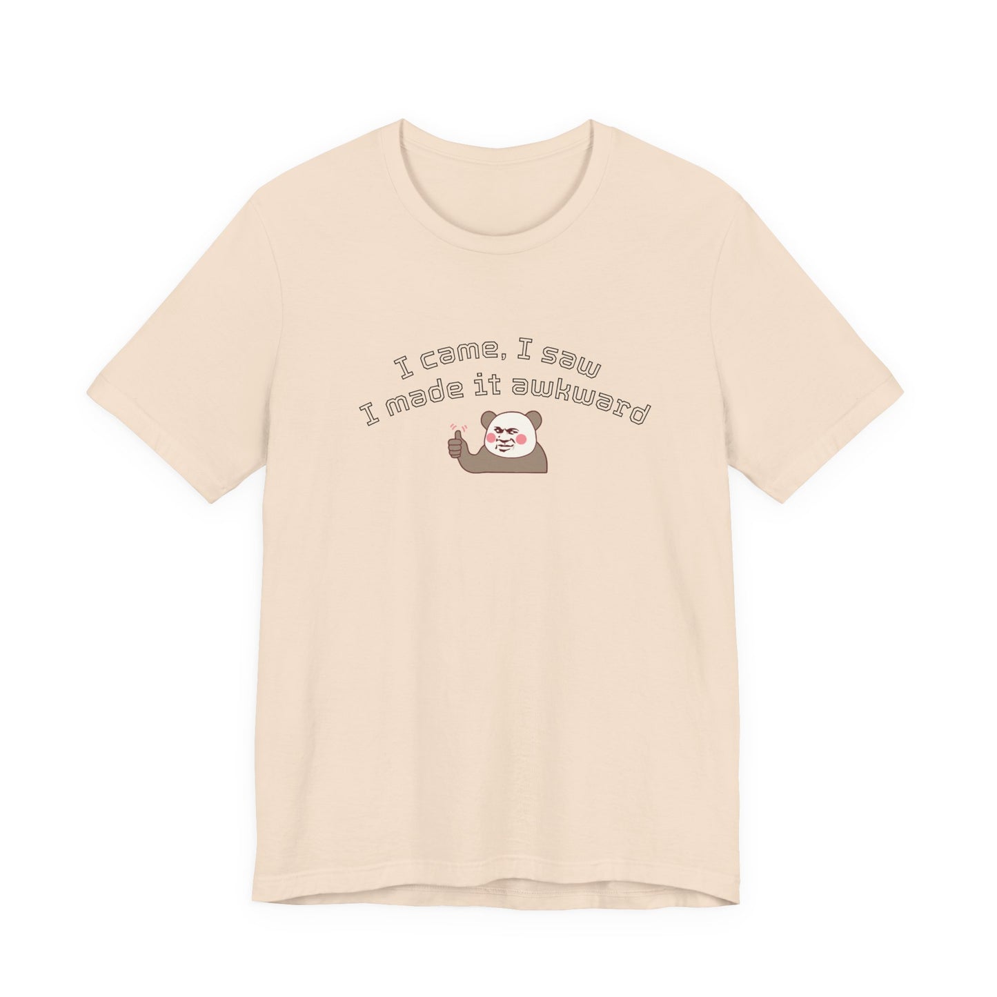 Funny Panda Quote Tee - I Came I Saw I Forgot, Unisex T-Shirt, Gift for Him/Her, Humor Shirt, Cute Animal Tee