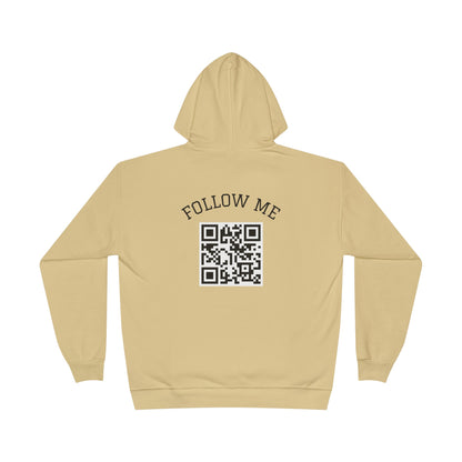 Eco-Friendly Follow Me Hoodie, Unisex Pullover, Sustainable Sweatshirt, Casual Streetwear, Gift for Friends, Everyday Wear