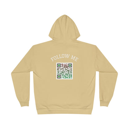 Eco-Friendly Follow Me Hoodie, Unisex Pullover, Sustainable Sweatshirt, Casual Streetwear, Gift for Friends, Everyday Wear