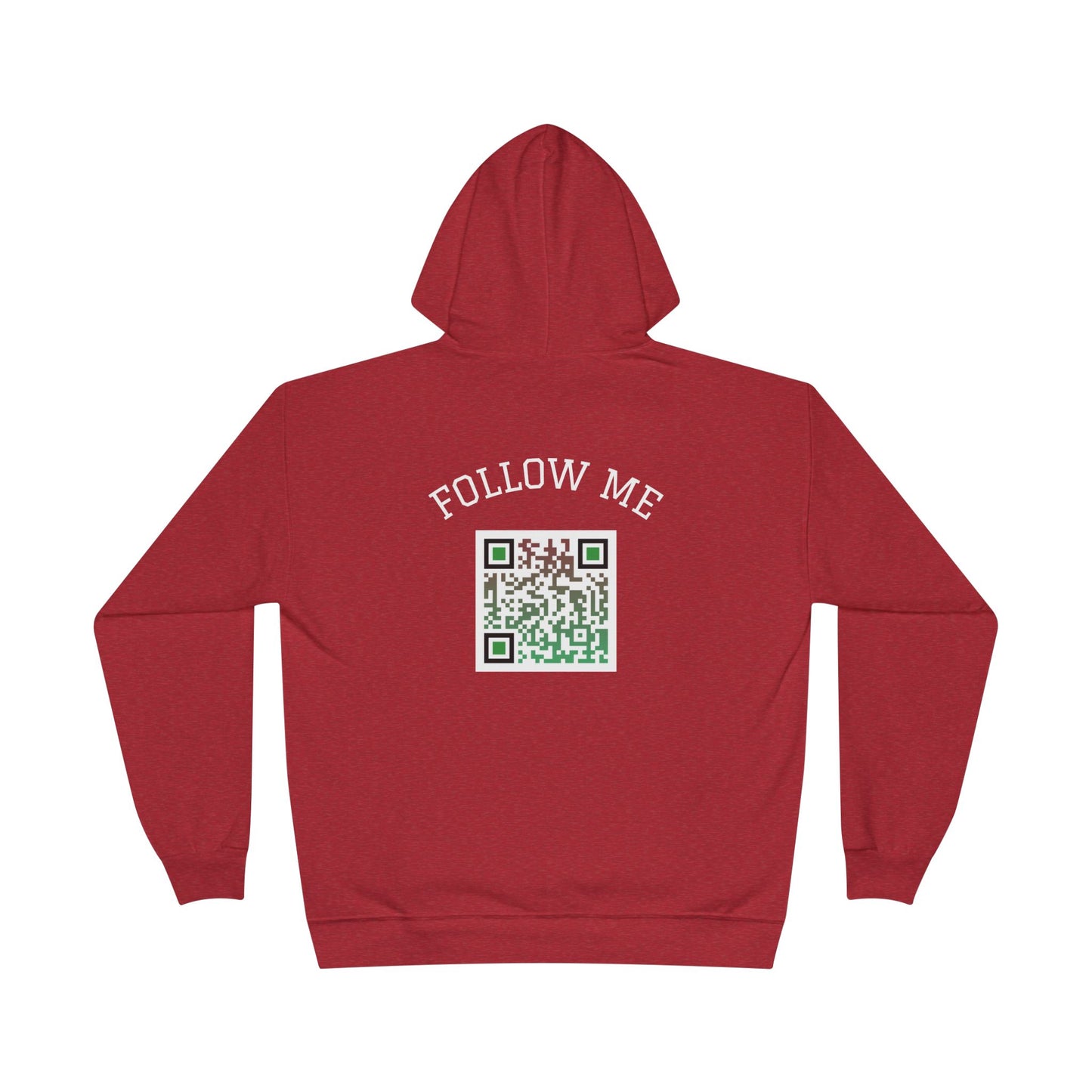 Eco-Friendly Follow Me Hoodie, Unisex Pullover, Sustainable Sweatshirt, Casual Streetwear, Gift for Friends, Everyday Wear