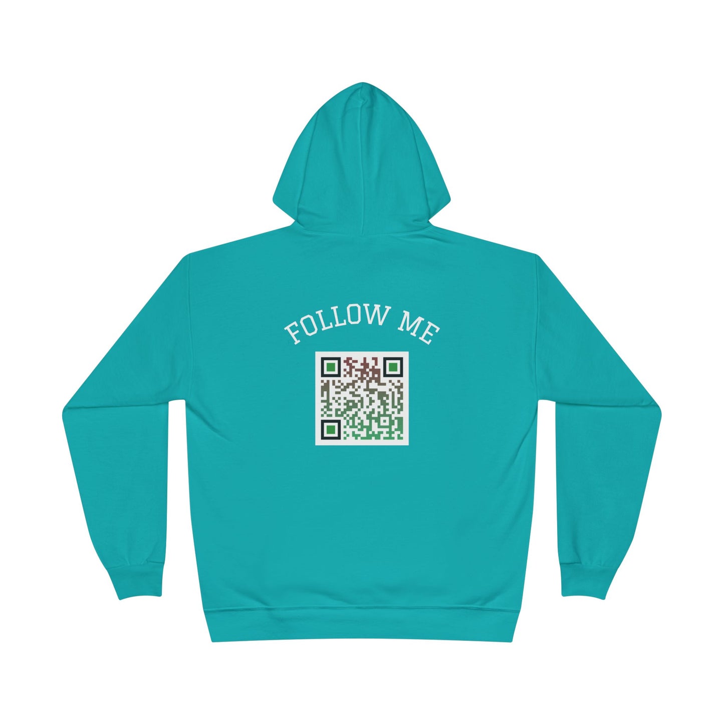 Eco-Friendly Follow Me Hoodie, Unisex Pullover, Sustainable Sweatshirt, Casual Streetwear, Gift for Friends, Everyday Wear