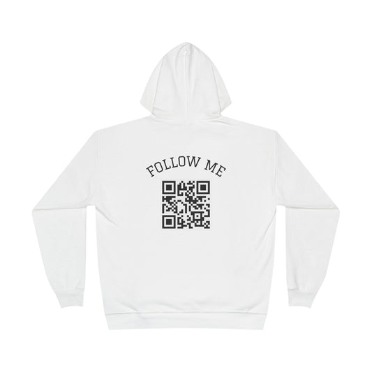 Eco-Friendly Follow Me Hoodie, Unisex Pullover, Sustainable Sweatshirt, Casual Streetwear, Gift for Friends, Everyday Wear